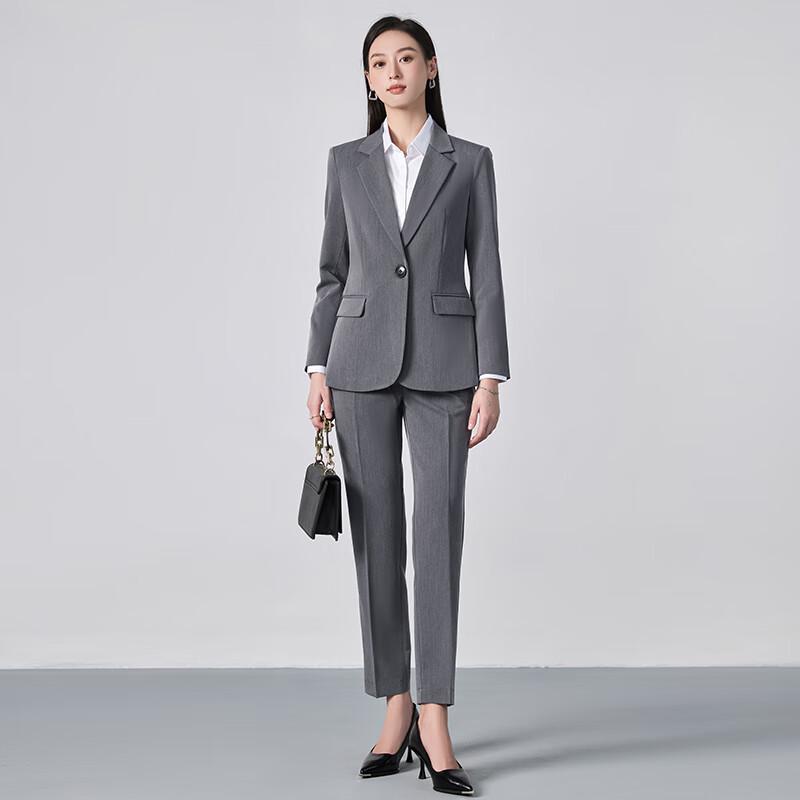 Женский профессиональный двухсторонний деловой костюм 2XL