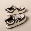 Superheta vita damsneakers 2025: Koreansk stil, tjock sula, mångsidiga fritidsskor för vår och höst