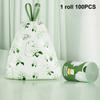 10/50/100Pcs Printed Thickened Portable Garbage Bag Cartoon Home Kitchen Bathroom Disposable Drawstring Garbage Bag