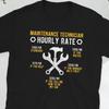 Best Maintenance Technician Tech T Shirt