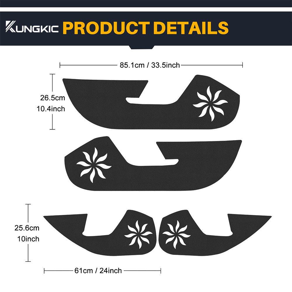 Anti-kick Pad Sticker For Subaru WRX 2025 2025 2025 Suede Leather Carbon Edge Pad Interior Accessories Car Door Protection