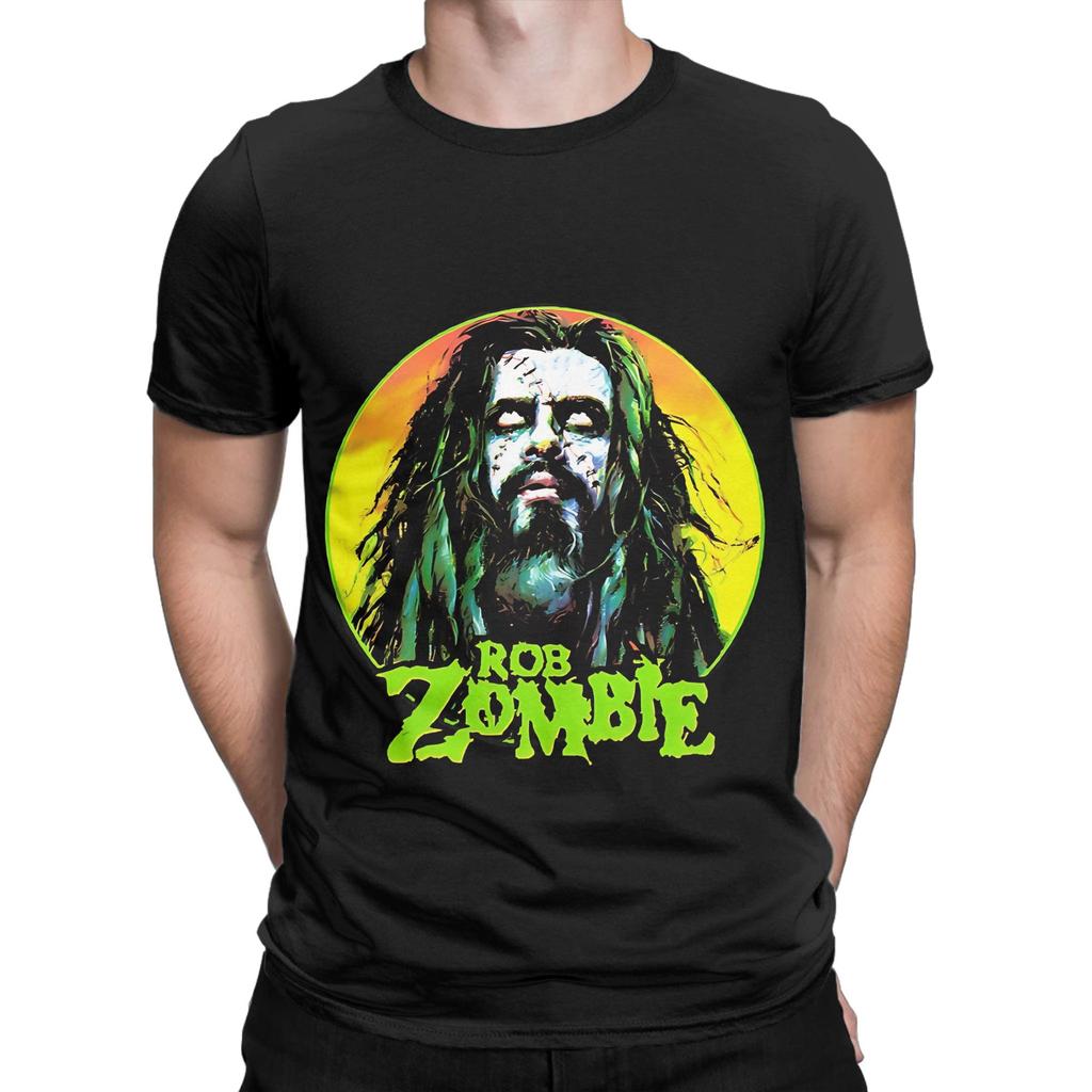 Rob Zombie singer Funny Graphic 100% Cotton T-Shirt The Robzombie Tees Tops For Men