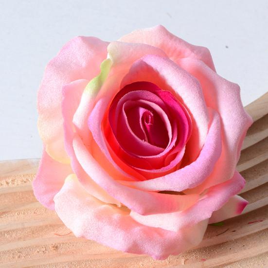 Artificial Rose Flower Heads 2.3" Fake Silk Rose Heads for Wedding Centerpieces Bridal Bouquets DIY Floral Crafts