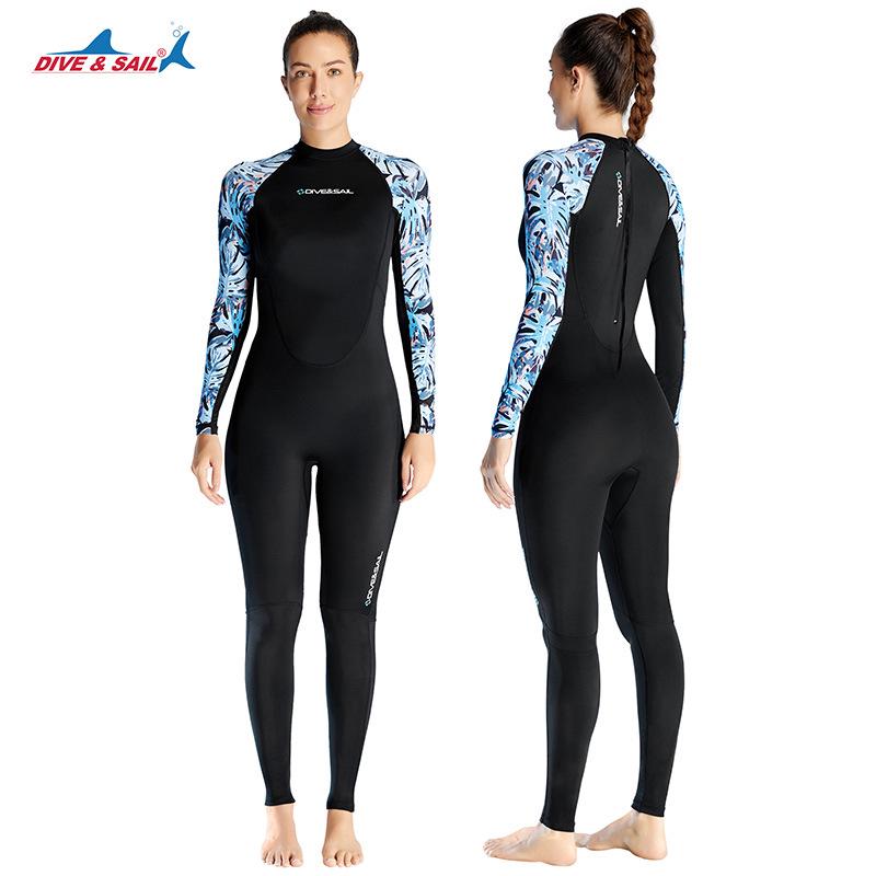 Breathable Long-Sleeve Sun Protection Wetsuit: Quick-Dry Diving, Snorkeling, Surfing, Swimming Suit