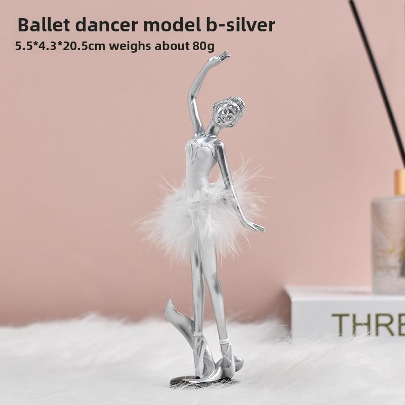 Ballet Characters Resin Crafts Ornament Tabletop Home Dancer Gifts Dance Theme Home Decorations