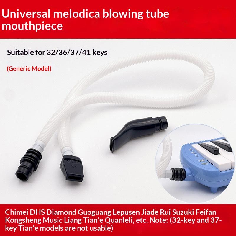 Universelle Melodica Flexibles Austauschbares Röhrchen Ungiftiges ABS 1 Stück Mundstück für Musikinstrument Reparaturteile
