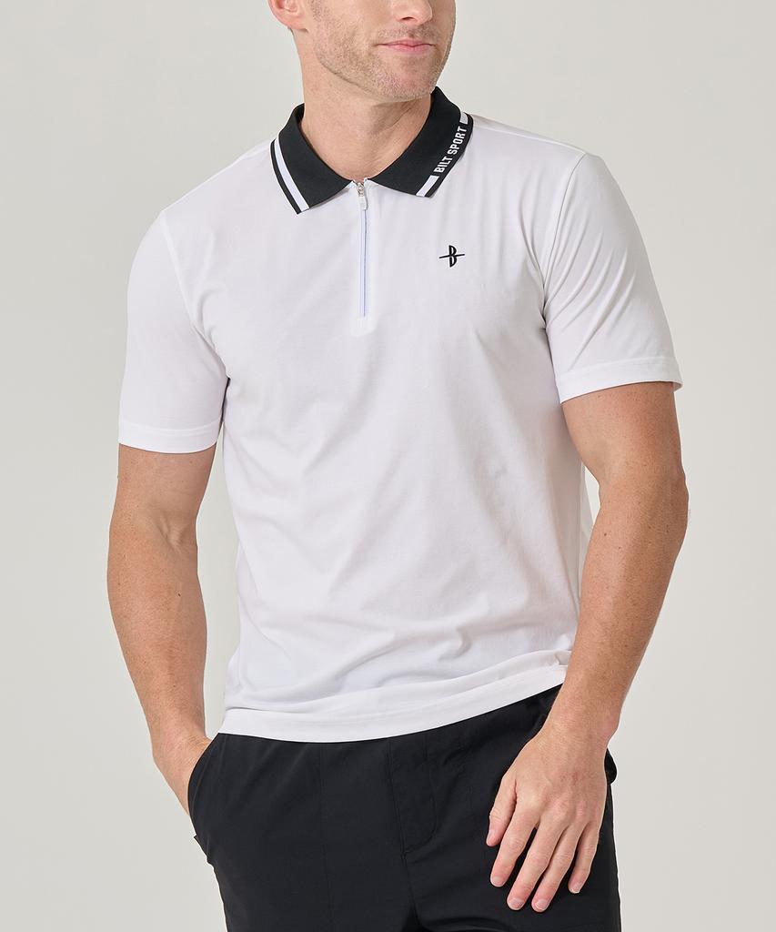 BILTMORE Men'S Logo Collar Zipper T-Shirt (Type A)