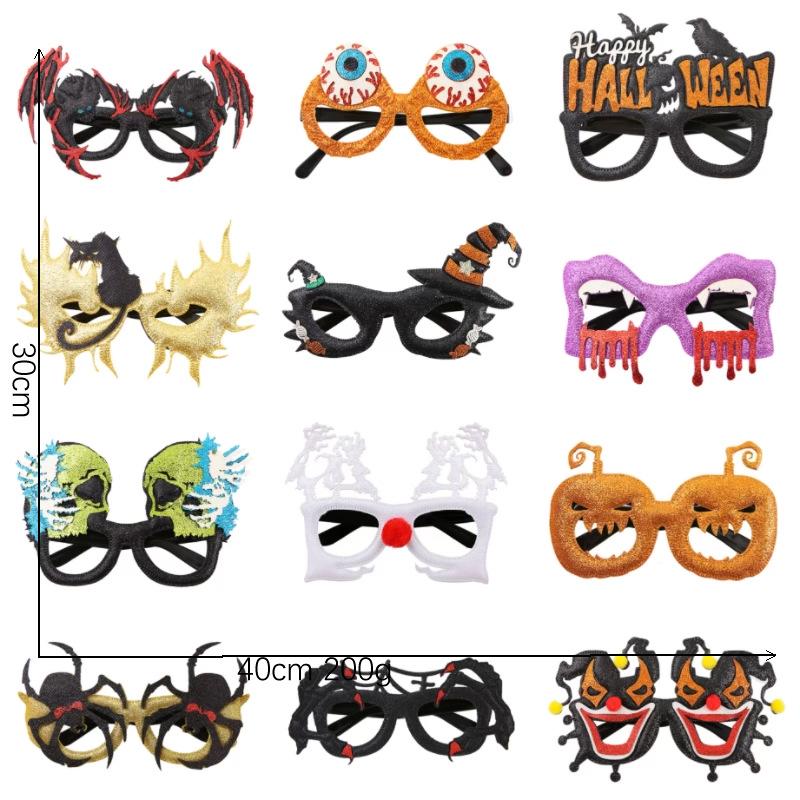 Festive Headband Eyeglass Frames: Christmas, Halloween, Valentine's Day & Party Glasses with Santa Claus Design