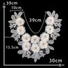 Black And White I Embroidery Polyester Beads Hollow Diy Sewing Lace Decoration Matching Clothing Accessories Clothing