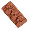 Christmas Creative Diy Shape Tree Snowflake Lollipop Shape Silicone Chocalate Ice Cake Mold Diy Kitchen Baking Mould Accessories