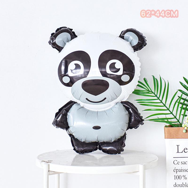 Baby Birthday & Back-to-School Cartoon Animal Balloons for Kids' Party - Giraffe & Elephant Theme