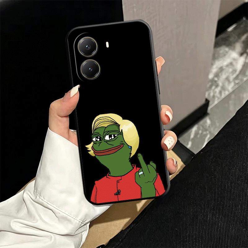 

Смешной Грустный Лягушонок Пепе Мем Мягкий Чехол для Телефона для Xiaomi Poco X5 X6 X7 X8 Pro Max X3 F7 F8 Ultra M8 M7 M6 M5 Redmi 15 15C 14C 13C 1 Xiaomi Poco X7 Pro