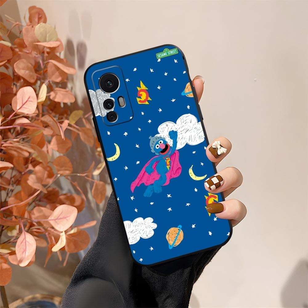 Cartoon S-Sesame S-Street Phone Case Fundas For Xiaomi 15 14 12 Lite Pro 13 11t POCO X5 M6 M5 X6 X3 F5 F6 Pro Cover