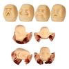 Human Face Squeeze Toy Anxiety Stress Relief Realistic Head Pinch Sensory Toy Teens Adults Soft TPR Calming Face Fidget Toy