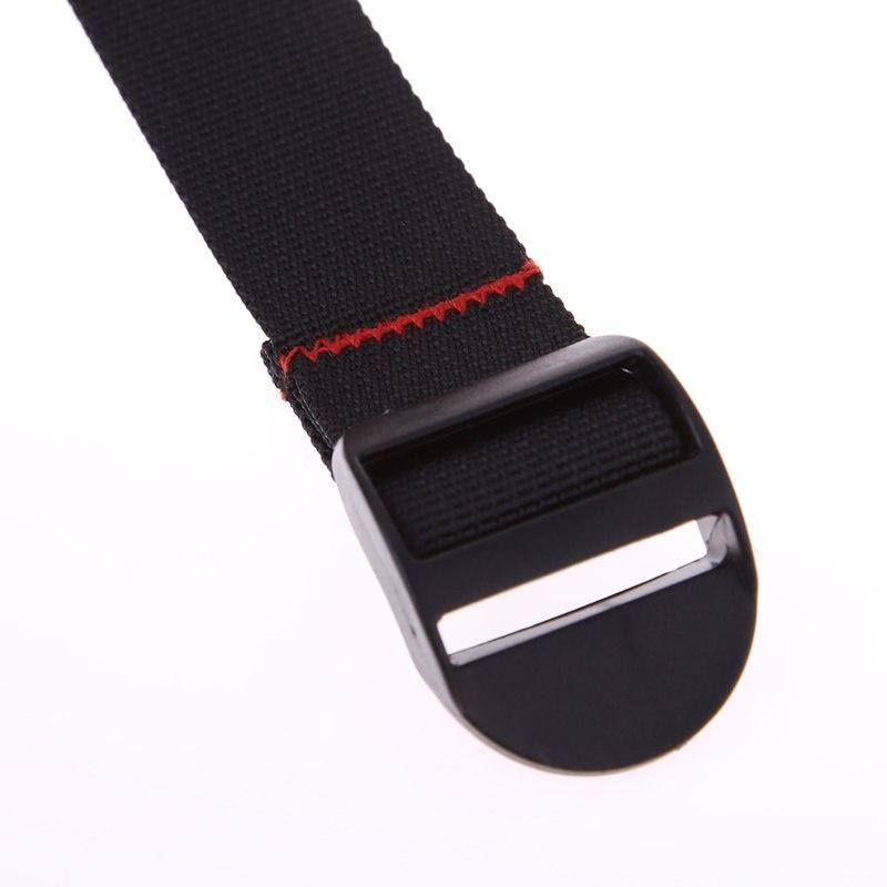 Cintas de Carga de Nylon Pretas Pesadas de 125kg com Fivelas de Câmera Kit de Viagem Equipamento para Acampamento ao Ar Livre