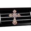 Inlaid Diamond Cross Style Car Air Conditioning Outlet Perfume Car Perfume Car Interior Accessories Car Fragrance