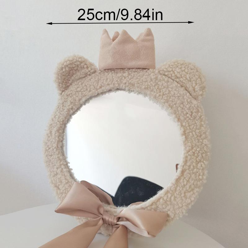 1PC Shooting Mirror Portable Decorative Mirror Cute Acrylic Mirror Car Safety Reflector Clothing Store Decoration Diameter 25cm