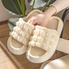 Linen Slippers Four Seasons Spring and Autumn Indoor Household Cotton and Linen Thick Bottom Home Non-slip Summer
