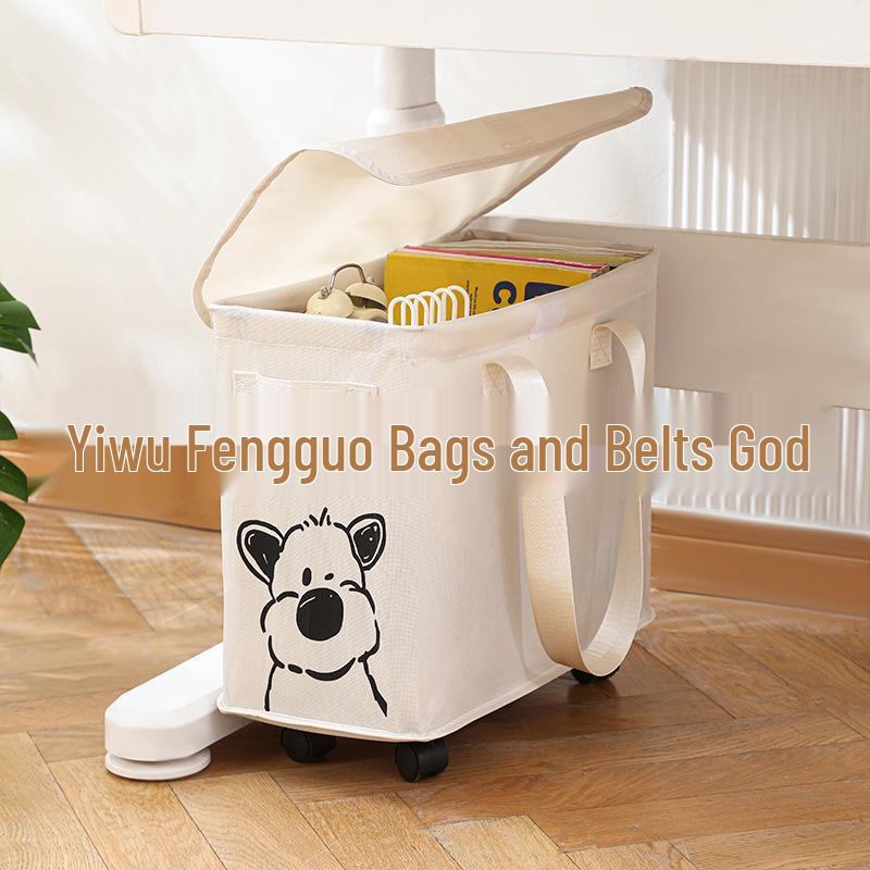 Rollbarer Unterschreibtisch-Aufbewahrungskorb mit Rädern