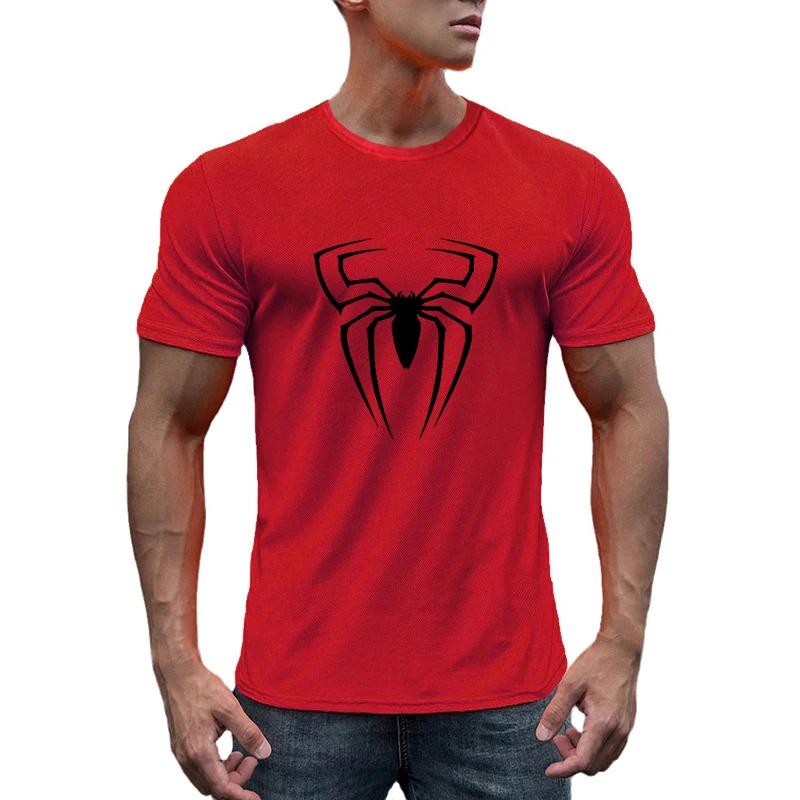 Sommer Herren Atmungsaktives Mesh Schnelltrocknend Locker Kurzarm T-Shirt Mode Bedruckt Lässig Joggen Fitnessstudio Bodybuilding Sporttop