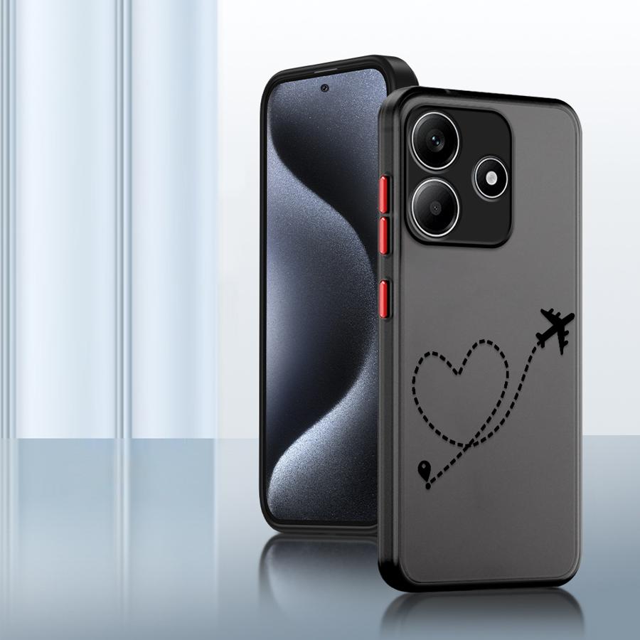 Line Airplane Topographic Funda Back Phone Cover Case for Xiaomi Redmi Note 14 13C 12 13 Pro Plus A4 11 14C 9S 10