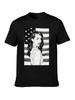 Lana Del Rey Amerikanische Flagge Zwinkerndes T-Shirt