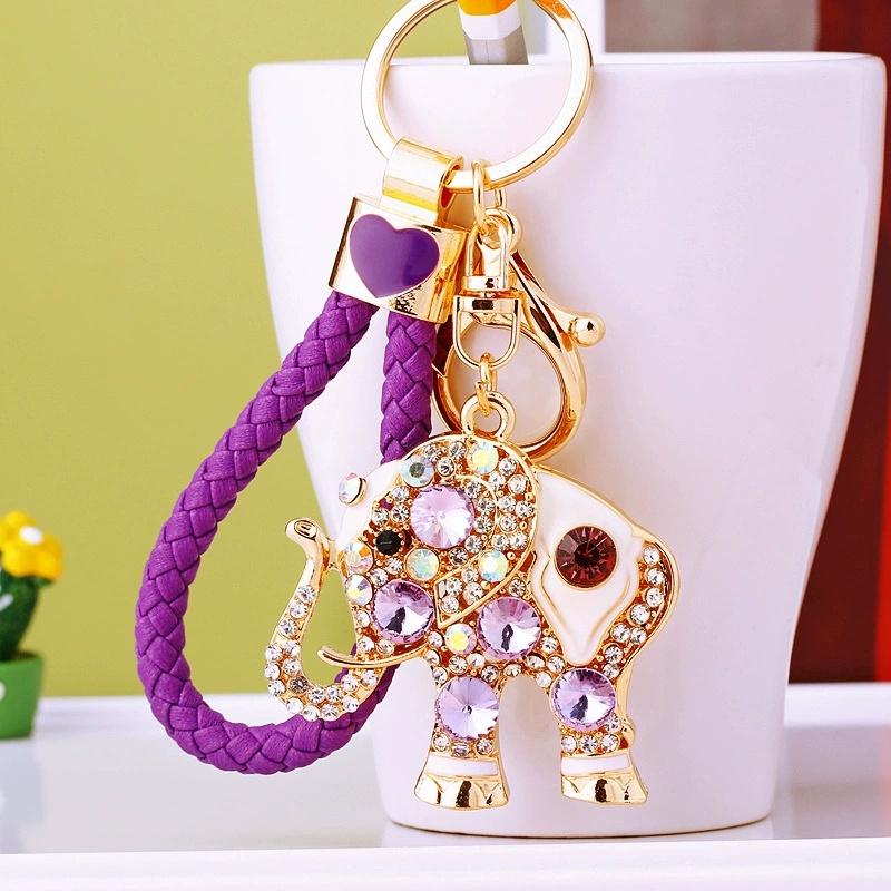 Luxus Kristall Elefant Damen Anhänger Thailand Reise Souvenir Geschenktasche Anhänger