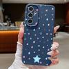 Colorful Stars Print Phone Case For Samsung A57 A37 A17 A56 A36 A16 A55 A35 A15 A54 5G S21 FE S22 S23 S24 Plus S25 S26 Ultra Leather Texture Cover