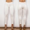 Melody Wear Białe Bawełniane Legginsy Damskie Długie Push-Up Fitness Elastyczne Modelujące Sylwetkę Spodnie