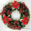 30cm Christmas Wreath with Artificial Flowers for Doors and Windows