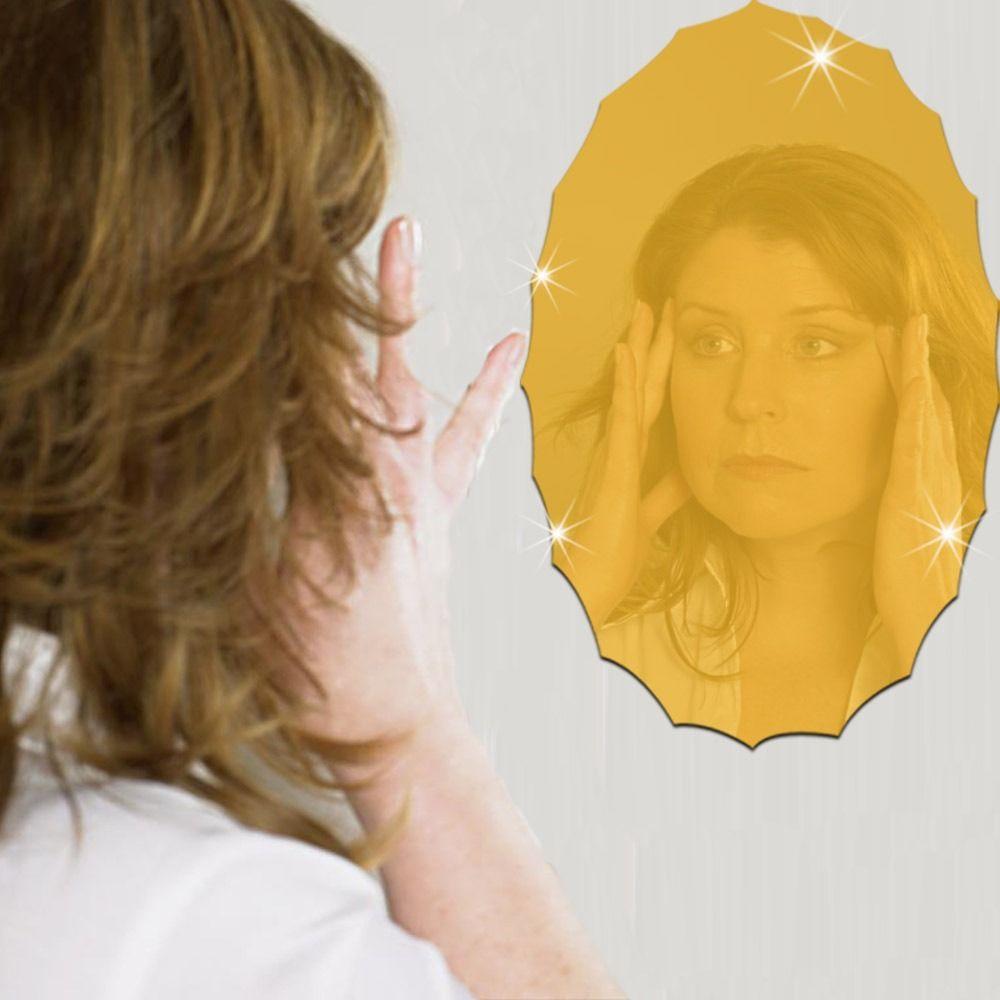 High Definition Wall Mirrior Sticker Removable Hanging Decorative Mirrors  Hotel