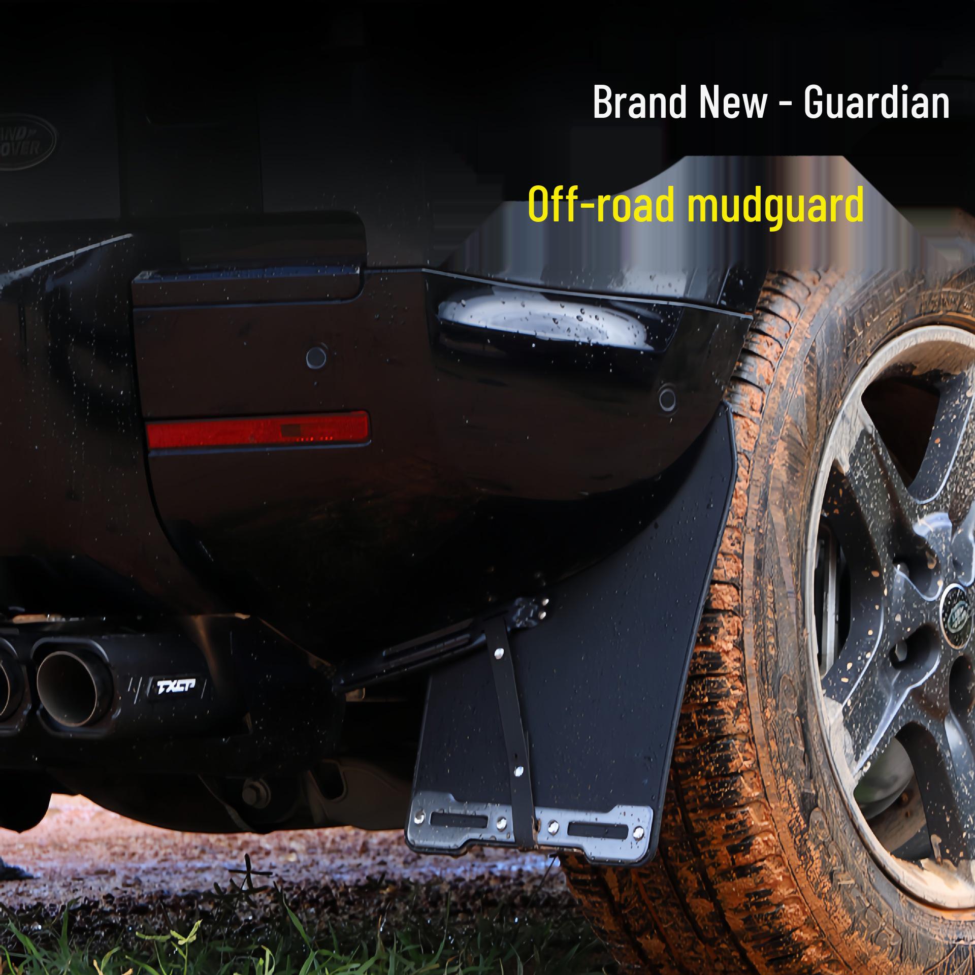 

Rubber Mud Flaps for 2020-2025 Land Rover Defender 130/110 - No-Drilling Needed Defender 110/130 off-road mudguards (no logo)