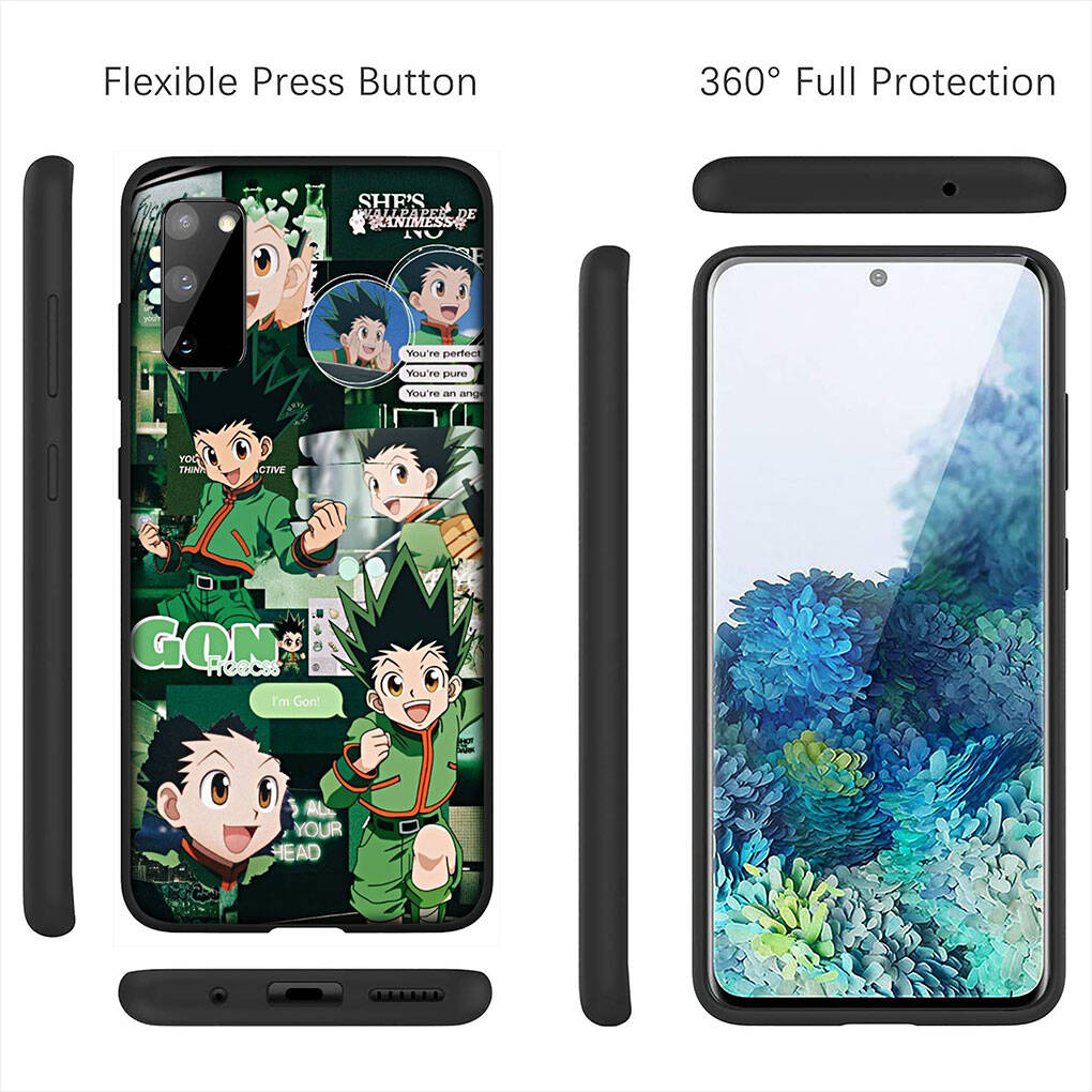 for Samsung Galaxy S25 S24 S23 iPhone 17 16 15 Xiaomi Redmi Note 14 13 12 11 Plus Pro Max XR Case Gon Freecss Hunter X Hunter Killua OPPO Huawei Cover