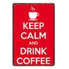 Coffee Sign Vintage Wall Decor Plaque Metal Retro Poster Decorative Coffee Plates Tin Cafe Decoration 20x30 Cm