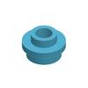 50pcs Building Blocks Round 1x1 with Open Stud Compatible with Major Brands 85861 28626 MOC Technical Bricks