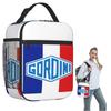 France Gordini Isolierte Lunchtasche für Damen Kinder Tragbar Lebensmittelboxen Thermische Lunchbox Tragetasche