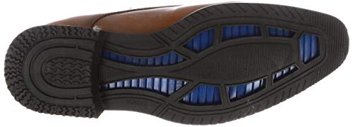 San-A Plus 2755 Men's Double Monk Business Shoes with Air Circulation Sole, Camel, Size 25.5cm