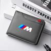 Car Wallet Leather Mini Credit For BMW E46 E90 E60 F10 E39 F30 E36 F20 E91 E30 G30 G20 Card Purse Portable Small Wallet Keychain cyhk37