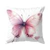 Dreamy Flowers Butterflies Cushion Pillowcase Printed Polyester Throw Pillowcover Decorative Sofa Cushion Pillowslip