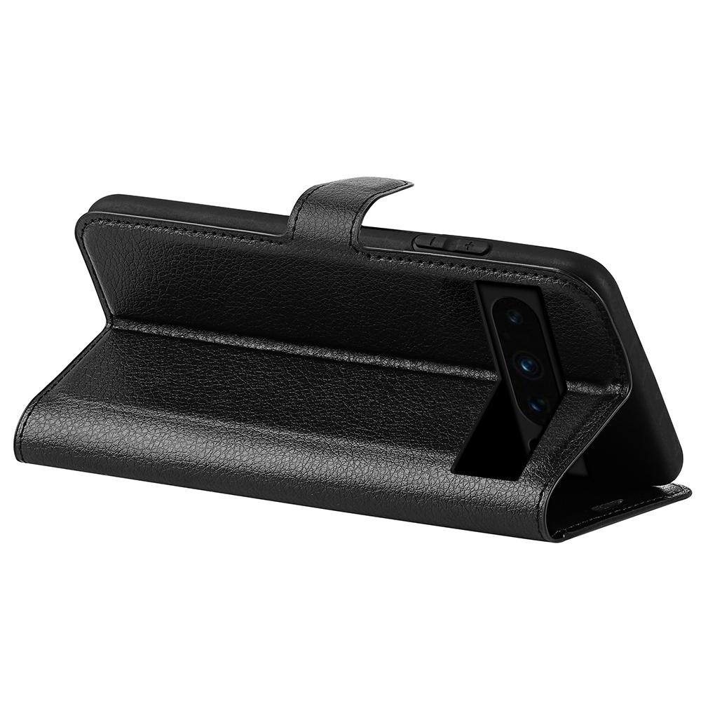 Litchi Texture Shell for Google Pixel 8 Pro Wallet Phone Cover PU Leather Stand Mobile Phone Case