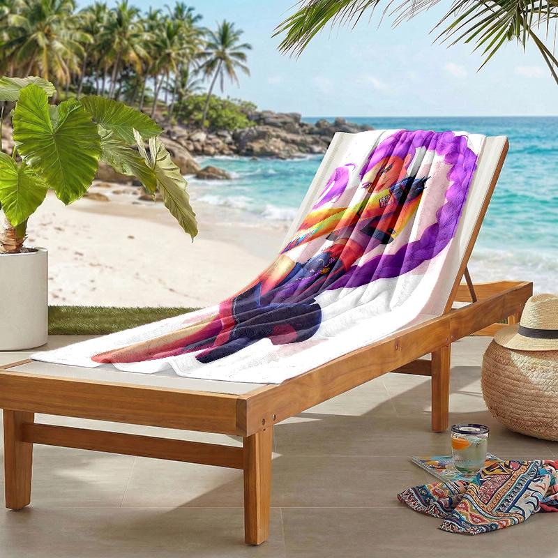 Kpop Hunter Fashion Beach Towel: Ideal for Summer Adventures Soft, absorbent and quick drying suitable for swimming and bathing