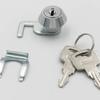 Rust-Resistant Mini Cam Lock With Quick Clip For Cash Box Easy Replacement Metal Cabinet Airbox Lock