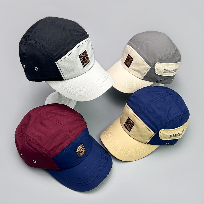 Printed Color Matching Letter Quick-Drying Baseball Cap Men'S And Women'S Sunshade Breathable Outdoor Rear Sealing Cap