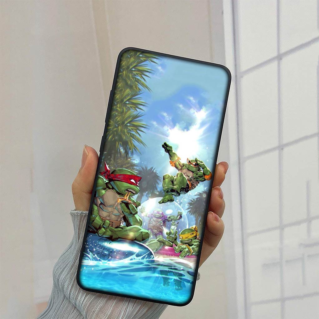 

N-Ninjas Cartoon T-Turtles Coque Phone Cover for Samsung Galaxy S24 S23 Fe Ultra Plus A05 A55 A35 A24 A25 A15 M55 Soft Case Galaxy M55