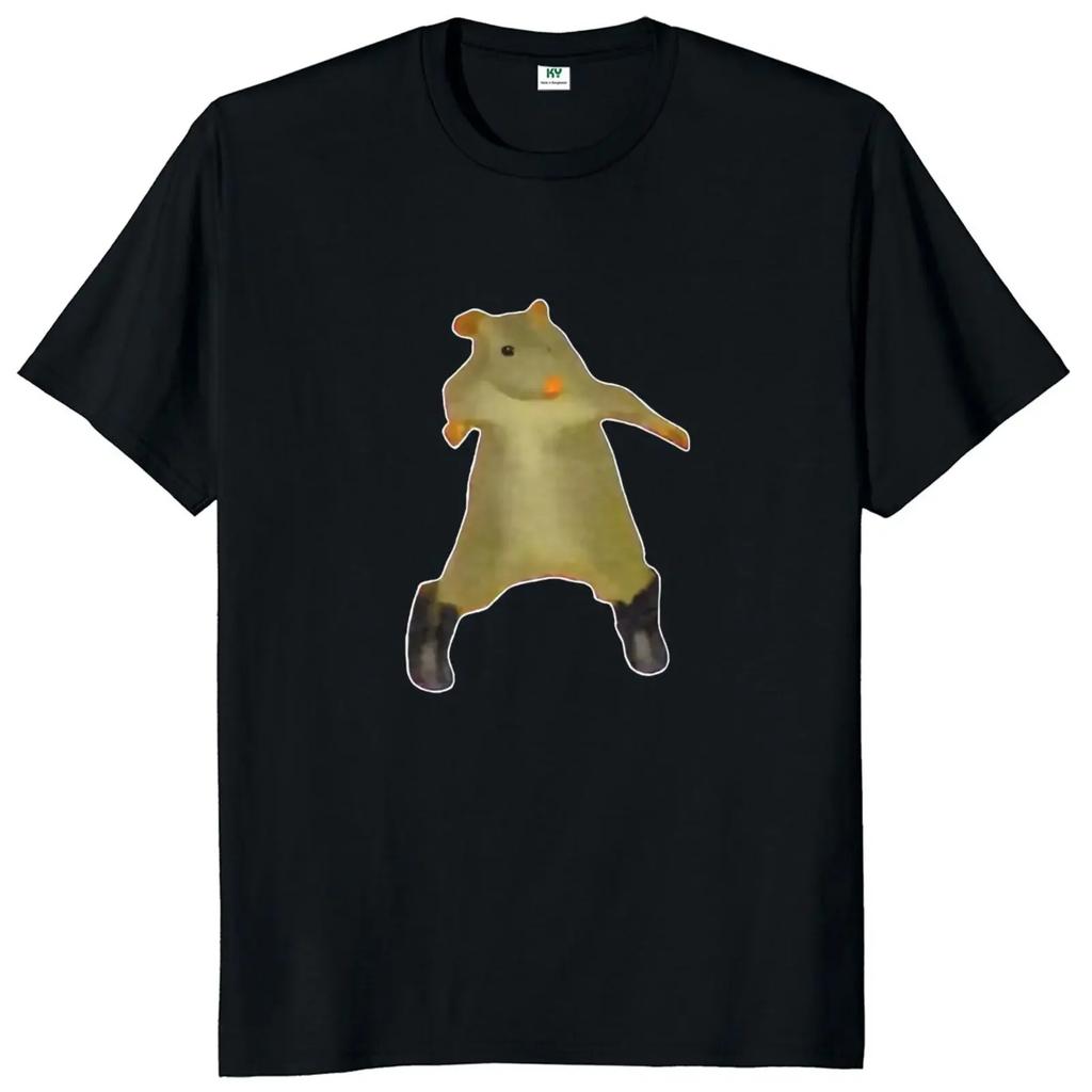 Rat Dance Meme T Shirt 2025 Funny Trendy Dancing Rat Pop Graphic T-shirts Soft Unisex O-neck Tee Tops Women Clothing