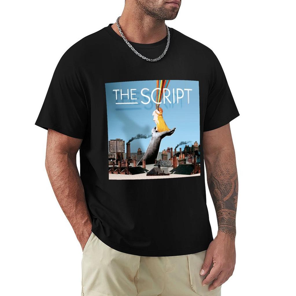 The Script the script T-Shirt Jungen Weiß Top Lustiges T-Shirt Herrenbekleidung