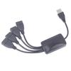 1Pcs Usb 2.0 Extension Data Cable 1 Male To 4 Female Usb Hub Splitter Extend Cable Power Adapter Socket