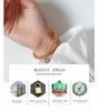 Twisted Bangle Open Cuff Bracelet 100% Stainless Steel Rope Twisted Bracelet Women Jewelry Minimalist Style