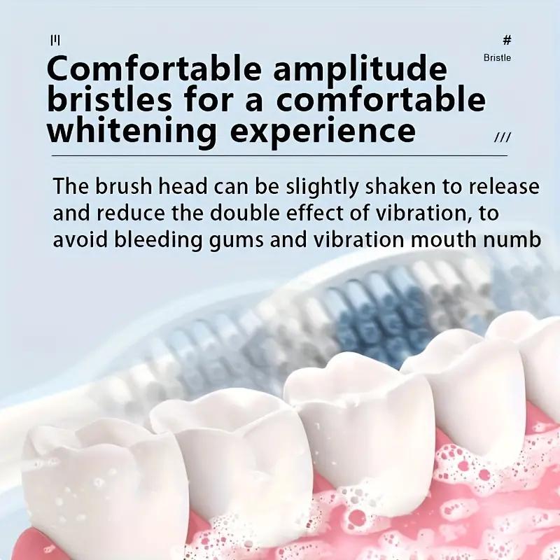 New Home Electric Toothbrush Care Device Remover Deep Cleans Teeth Yellow Tooth Stains Tea Stains Care Electric Teeth Cleaning Tool