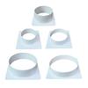 1Pcs Straight Air Outlet Adapter Flange Ventilation Pipe Durable Air Vent Duct Connector